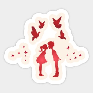 valentine gift for lover Sticker